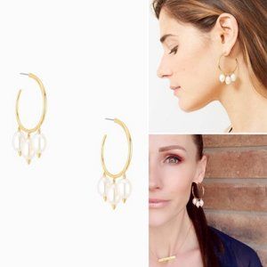 Rebecca Minkoff Stella&Dot Natriella Pearl Hoops